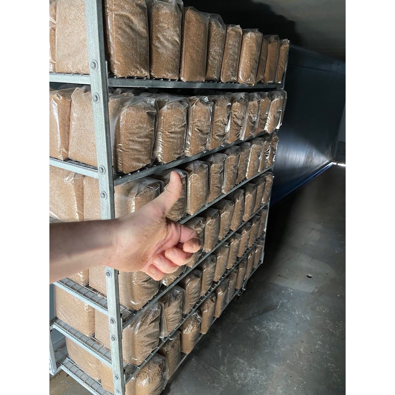 Lion's Mane Mushroom dried  in storage