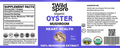 Tennessee Grown Oyster Mushroom Tincture