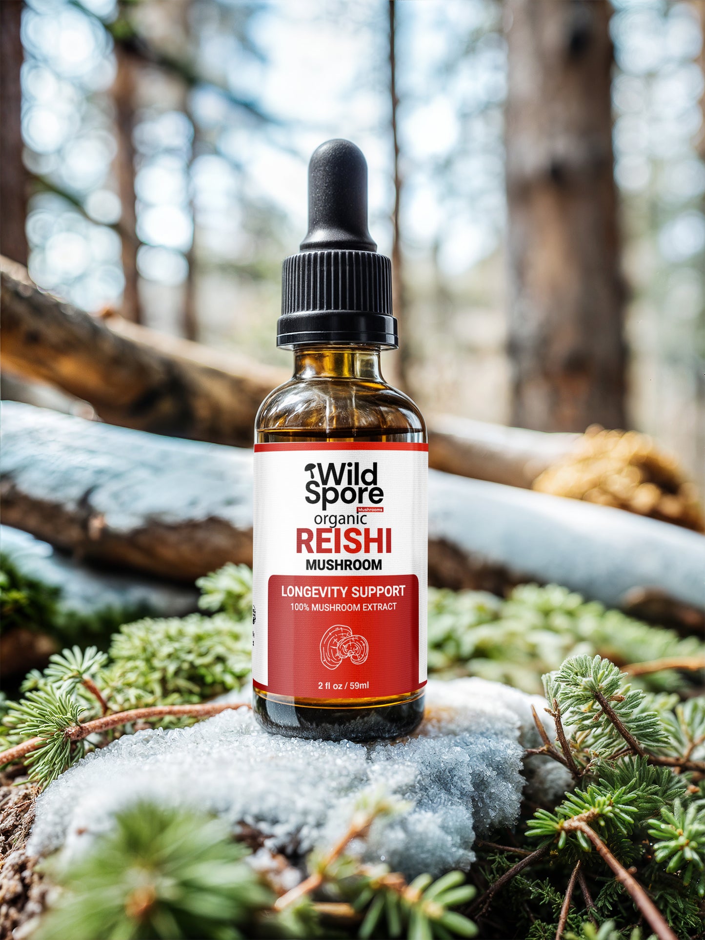 Organic Reishi Mushroom Tincture